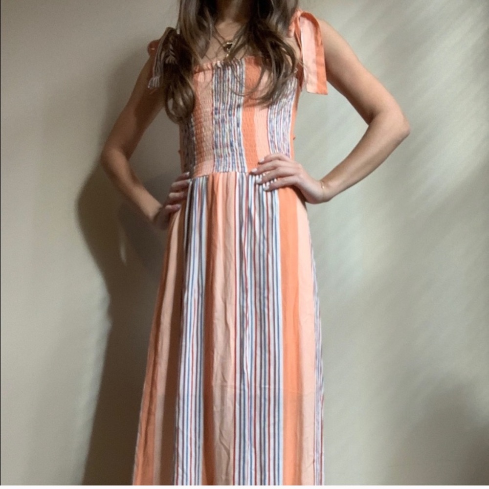 Open back Long Beach dress